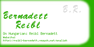 bernadett reibl business card